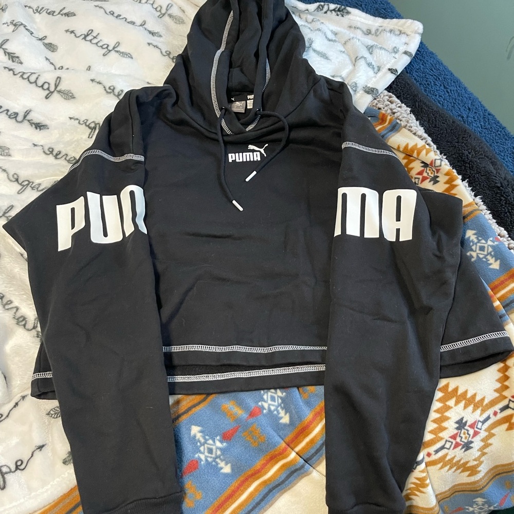 Puma Black Sporty Pullover Sweater